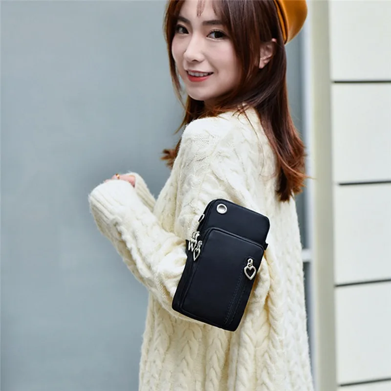 

Shoulder Bag Nylon Women Mobile Phone Bag Mini Female Messenger Purse Lady Wallet Small CrossBody Bag Women Handbag сумка женска