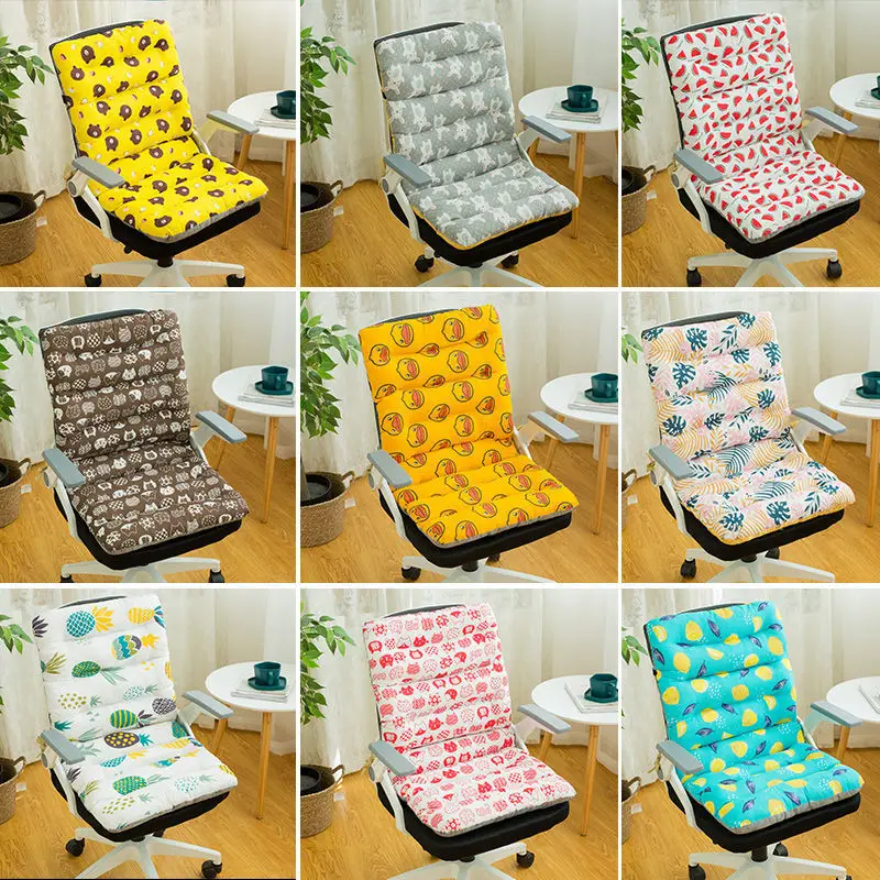 

Thicken Soft Back Waist Pillow Cotton Linen Office Seat Cushion Student Chair Pad All-season Universal Follow Pillow