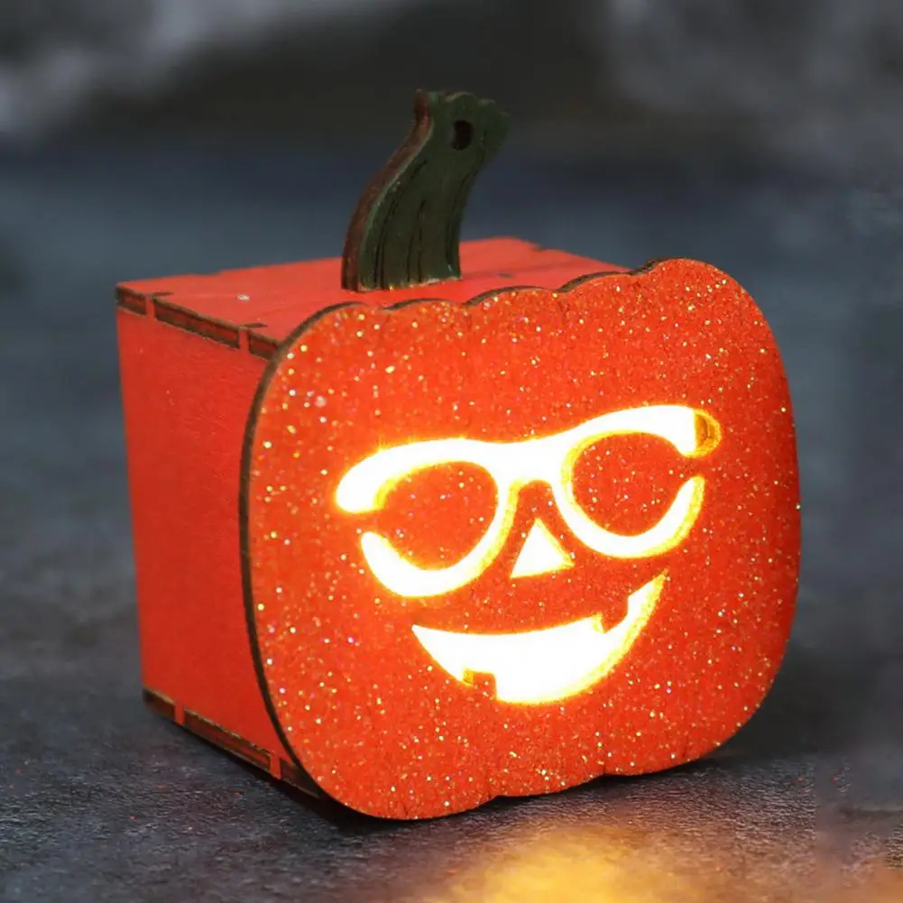 

Halloween Decoration Pumpkin Lantern Vibrant Led Glowing Pumpkin Lamp Festive Halloween Home Prop with Cute Vivid Expressions