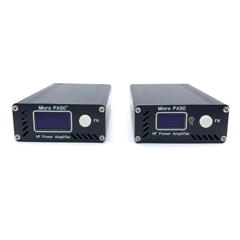 

Micro PA50/Micro PA50+ Надежный высокочастотный усилитель 50 Вт, 3,5–28,5 МГц, коротковолновый, экран дисплея 0,96 дюйма/1,3