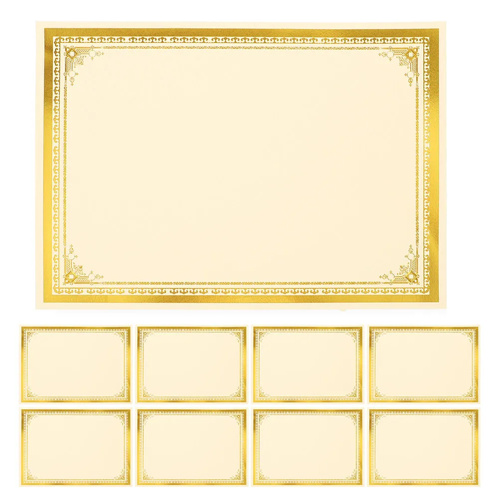 수상 증서용 35개, 선물용 증서, 인쇄 가능한 학교 증서 용지, 졸업 증서 내부 용지