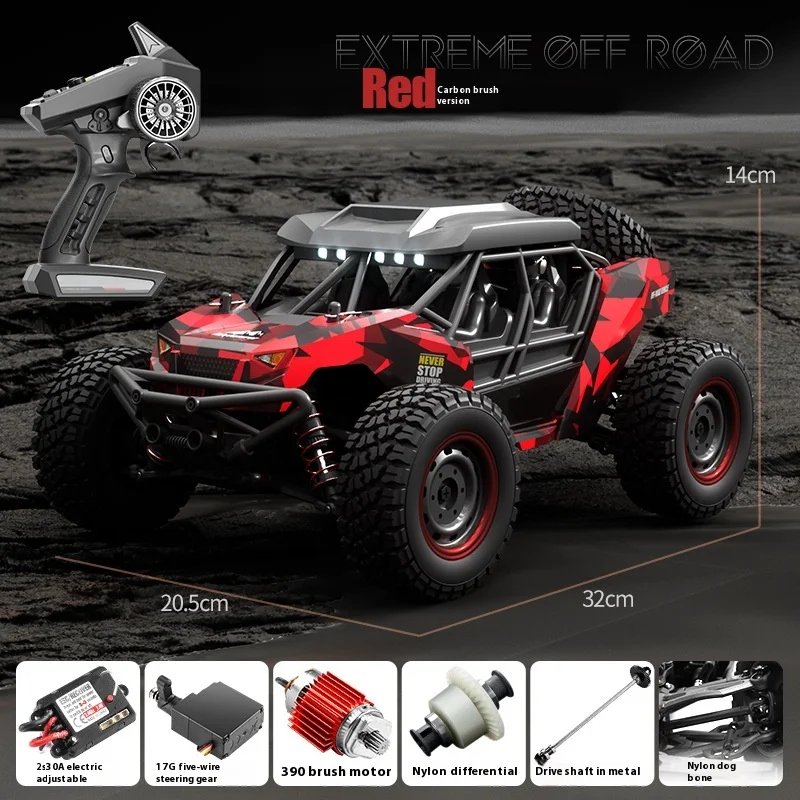 SCY 16106 Full-Size Brushless Four-Wheel Drive Off-Road Vehicle Highlights Lights Electric Remote Control Car Model RTR Boy Gift 5