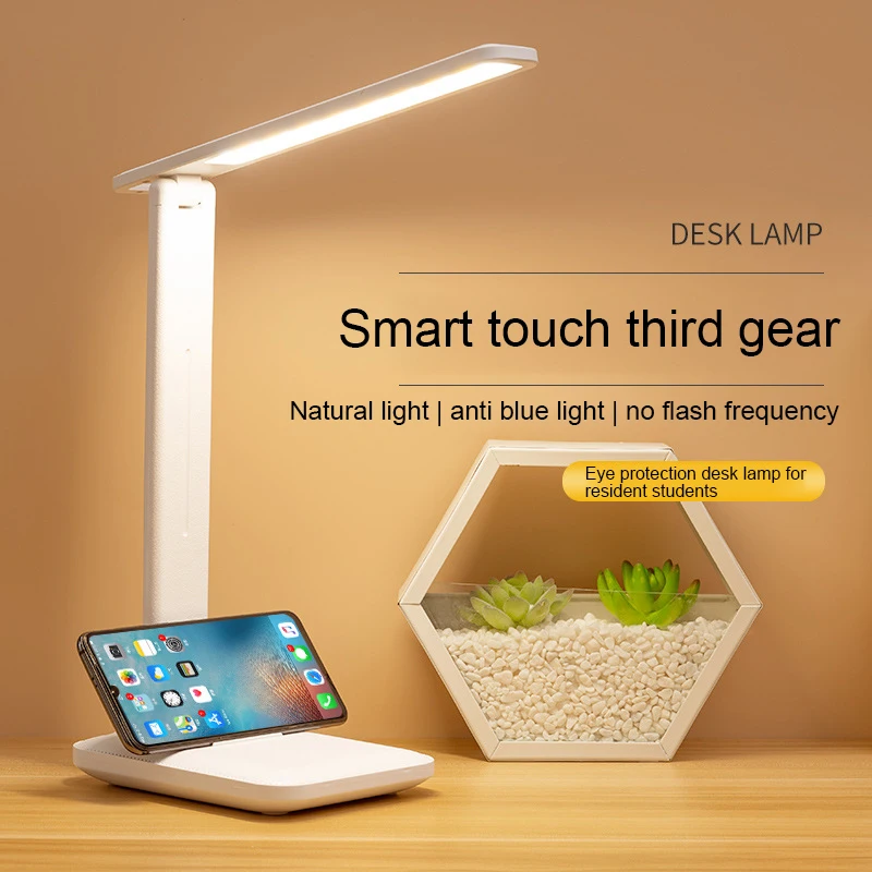 Led Desk Lamps Dimmable Bedside Table Lamp Eye Protection Reading Light