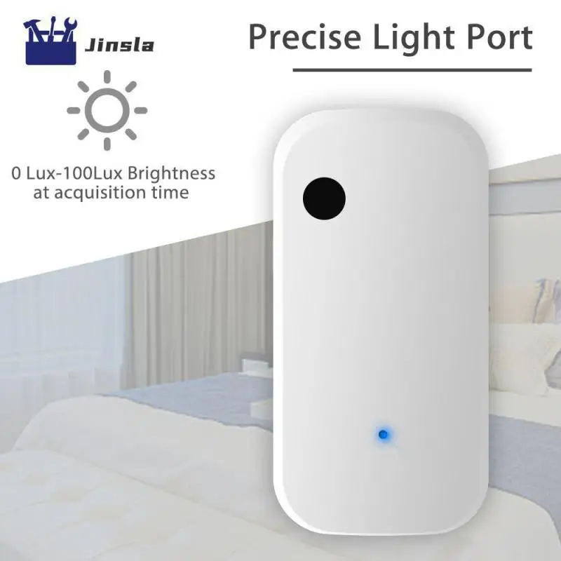 

Wifi Illuminance Sensor Tuya Smart Smart Life Wireless Light Sensor 0-1000lux Mini Brightness Sensor Smart Home