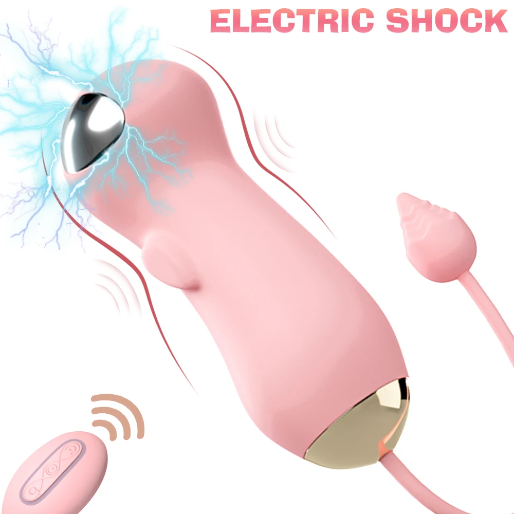 Electric Shock Vibrating Egg Kegel Ball Vaginal Exerciser Female Masturbator G-spot Vaginal Stimulator Pussy Sex Toys for Couple