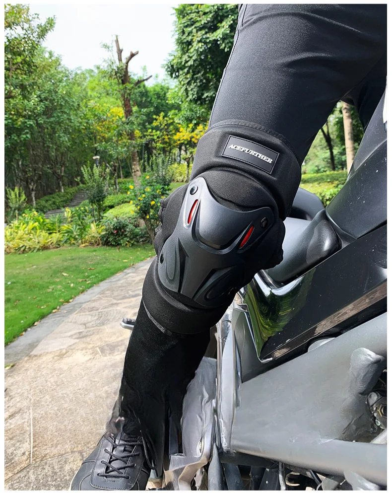 Protection des jambes de moto pour l'été, équipement de protection pour le cyclisme toutes saisons, protection anti-chute, protection des genoux pour vélo électrique,_voghion.com