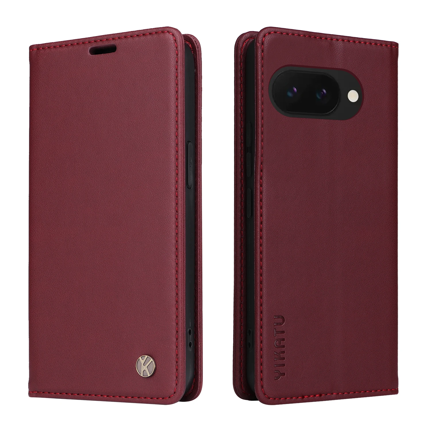 Premium Ultra Slim Magnetic Leather Wallet Flip Case - Shockproof Protection
