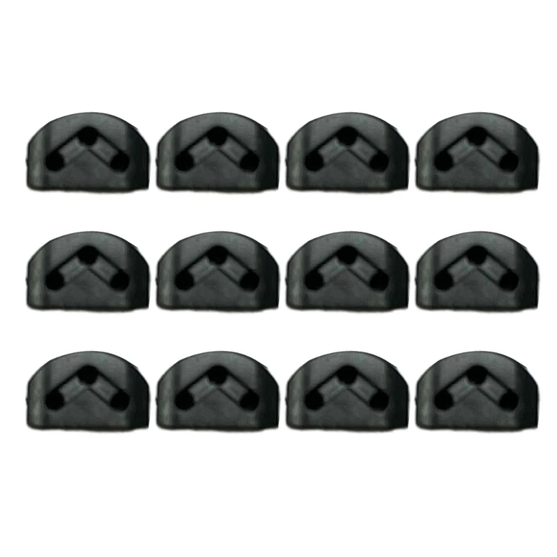 12-Piece Guitar String Retainer Set with Triple-Cornered Chord Ties