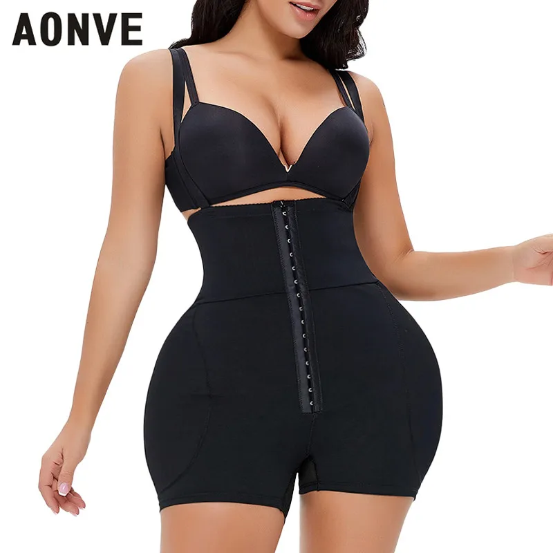 Aonve High Waist Women Padded Butt And Hip Shapewear Postpartum Girdle