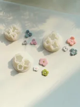  10mm 8mm 6mm Mini Flower Leaf Cutter Plate Micro Clay Flower Cutters Flowers for Clay Floral Earrings Jewelry Pendant 