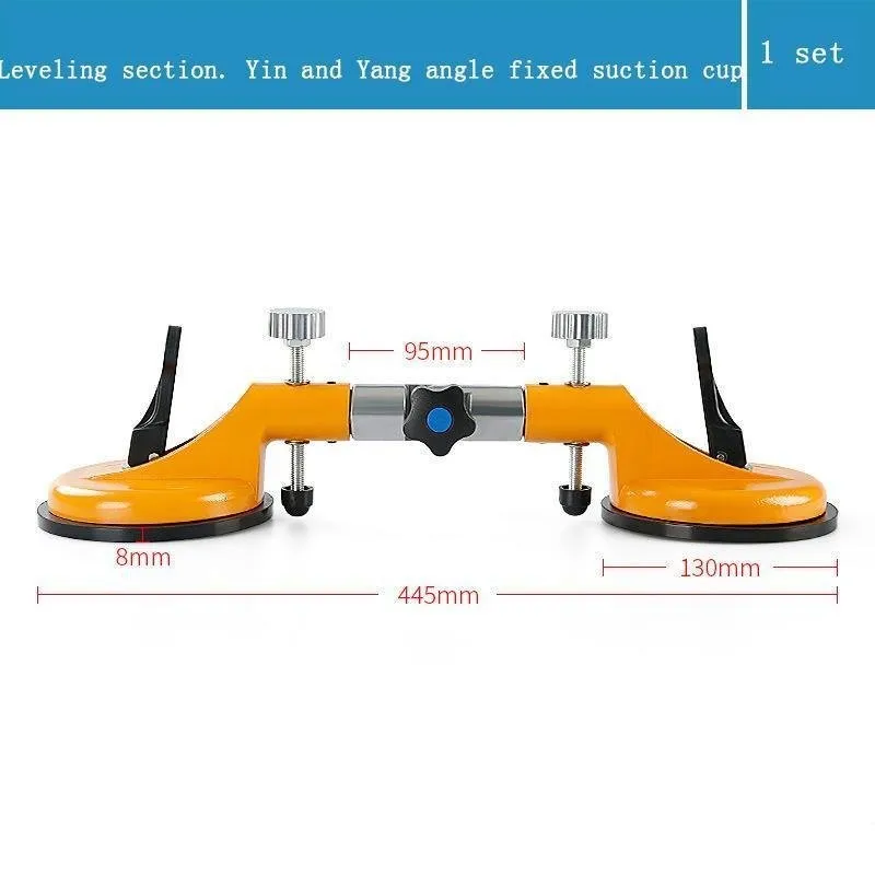 Angle Adjustable Fixed Splicing Suction Cup 90-270&deg; Angle Fixer Wall Glass Tile Slate Yin and Yang Installation Tools