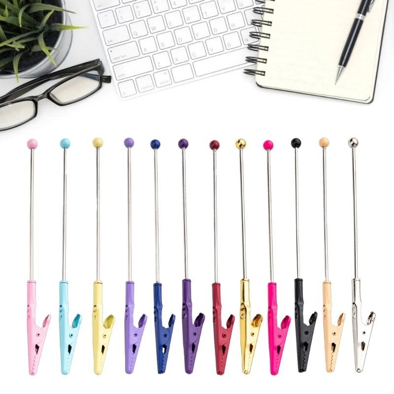 4/8Pcs Metal Wire Alligator Clip Metal Note Clip Long-Tailed Alligator Clamp Photo Holder for DIY Card F19E