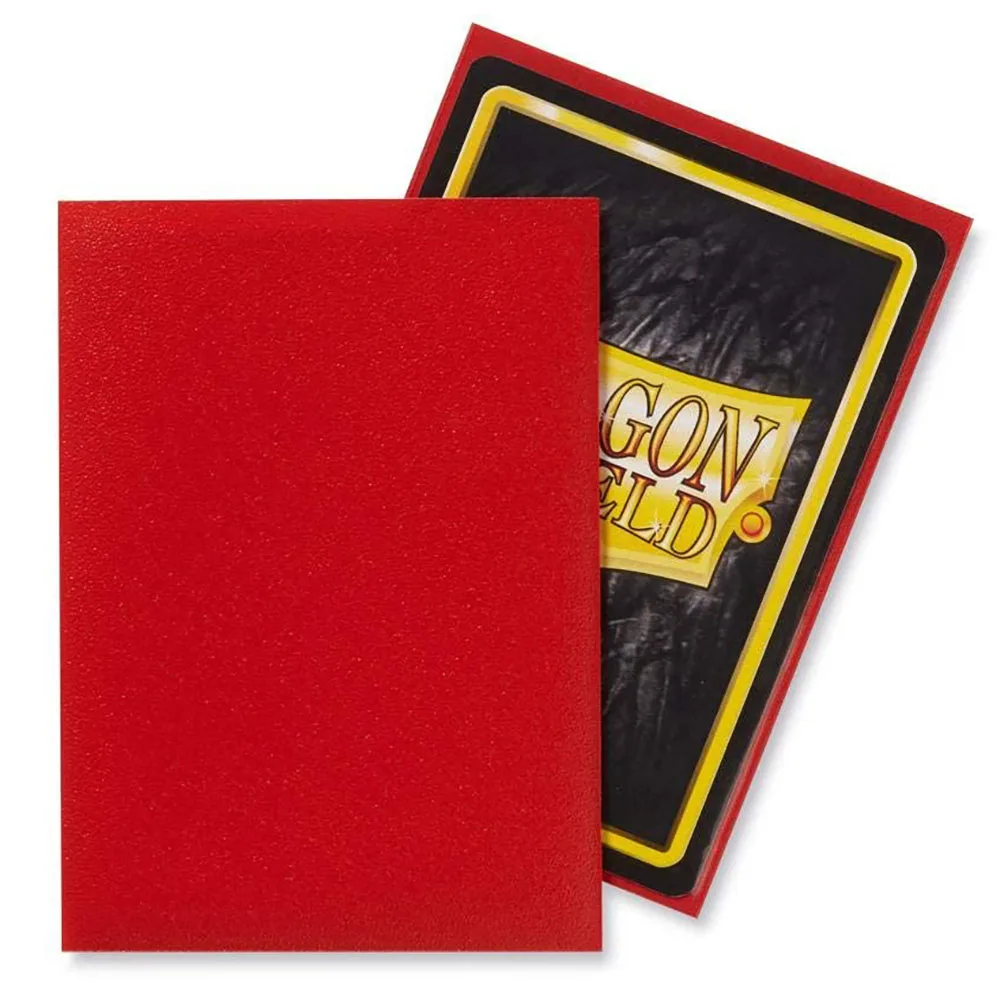 Card Protectors Sleeves 66x91mm Dragon Shield 100 PCS/BOX Crimson High Quality Cards Sleeves Board Games Cards Playing TCG Sleeves Protector