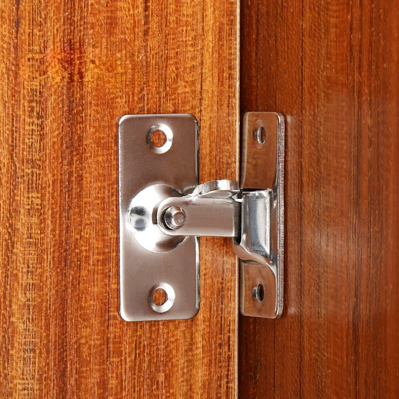 Durable 304 Stainless Steel Door Lock Latch-High-Security Home Protection-Rust-Resistant, Easy Install for Long-Lasting