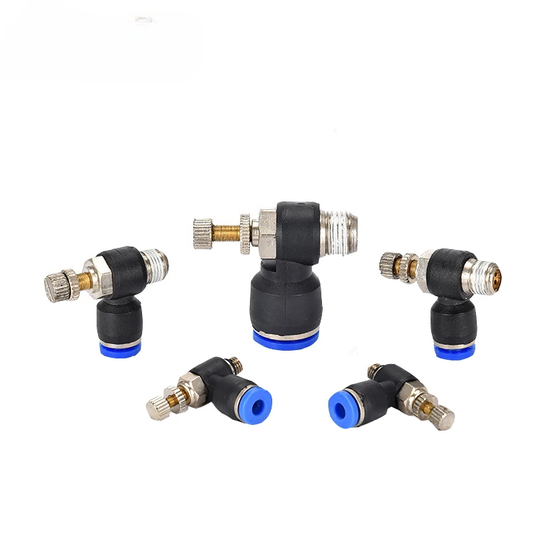 

Fast Adjustable Connection SL Single Phase Throttle Valve with Pneumatic Fitting for 4-10mm Hose Tube