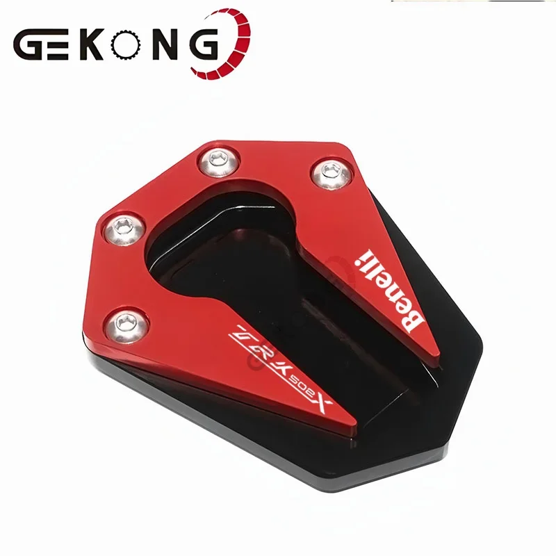 Motorcycle CNC Kickstand Side Stand Extension Pad Support Plate - Enhanced Stability