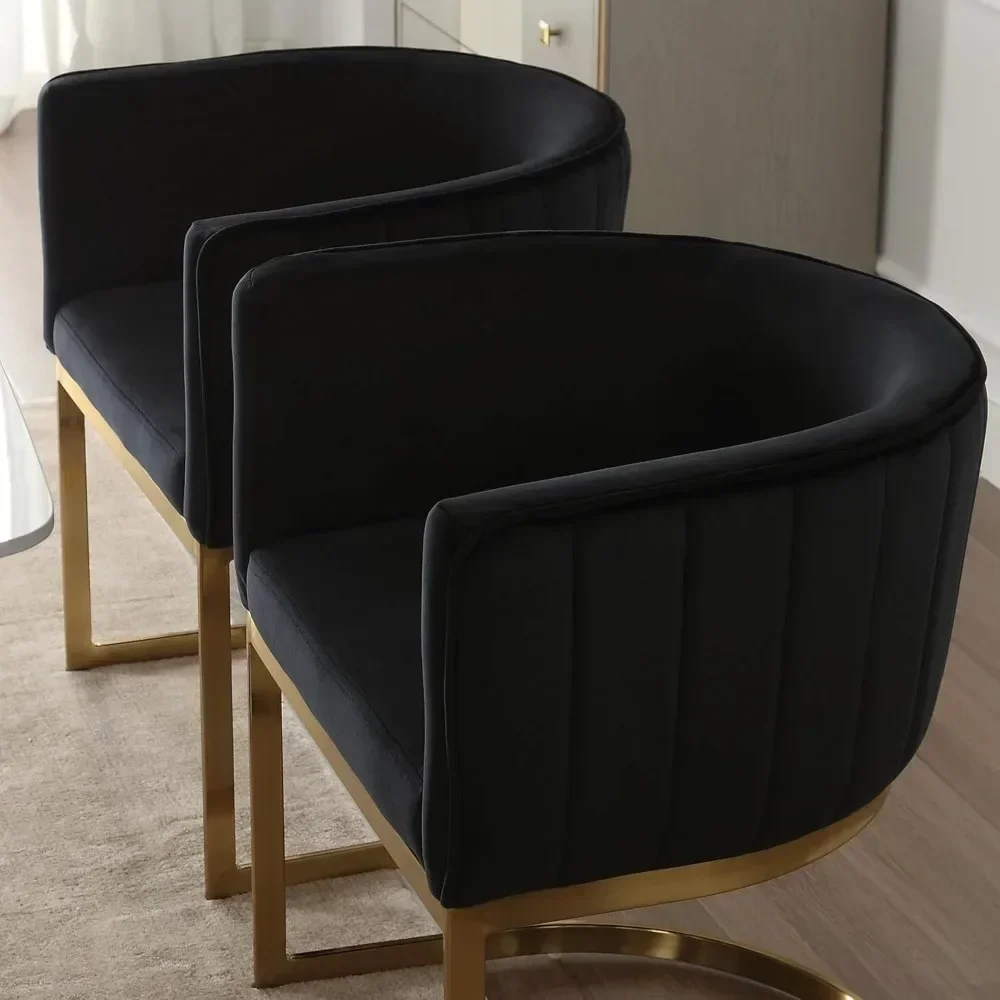 Dining Chairs Set of 4 Kitchen and Dining Room Chairs with Arms Mid Century Modern Dining Chair 5