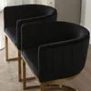 Dining Chairs Set of 4 Kitchen and Dining Room Chairs with Arms Mid Century Modern Dining Chair 5
