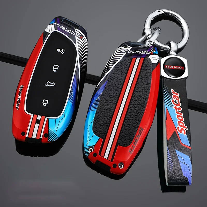 Autoschlüsselhülle aus Zinklegierung für Great Wall Haval H3 H6 H9 2024, H-DOG Owl Dragon Max, Schutzschlüsselgehäuse, Autozubehör – Detail 9