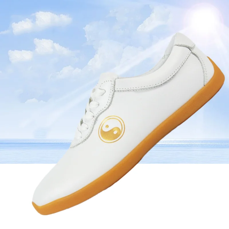 Genuine Leather Kung Fu Tai Chi Shoes Martial Art Shoes Sneakers