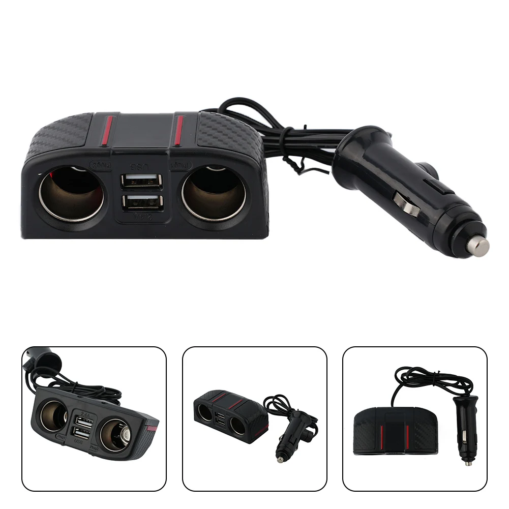    USB , 2Way й, 12V ܼƮ  , й, 2 USB  ׼  Ƽ, 1 X