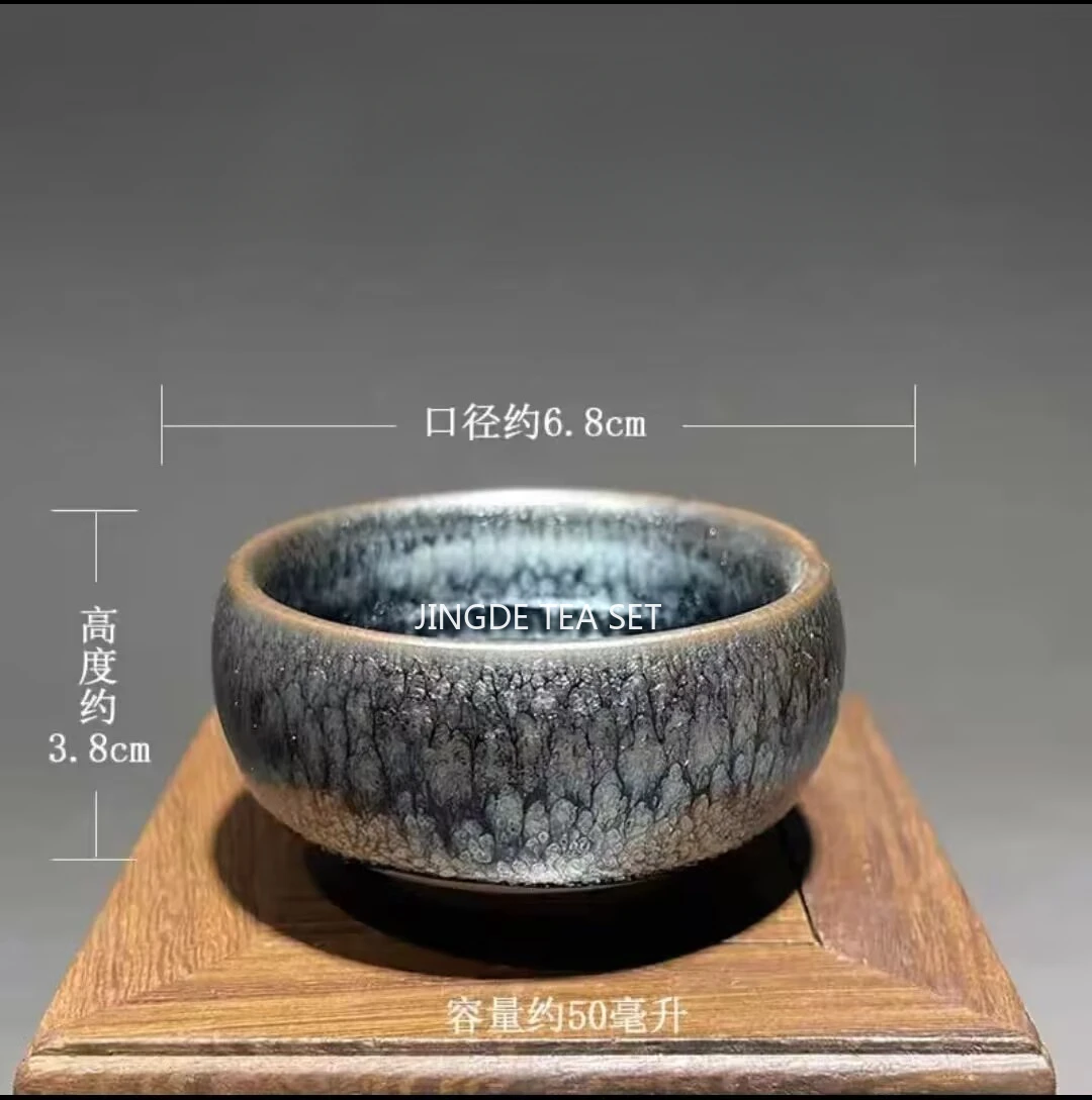 4pcs/lot Japanese Kiln Change Ceramics Tea Cup Single Cup Tea Bowl  Master Cup Chinese Make Tea Teaware Tea Accessories 70ml