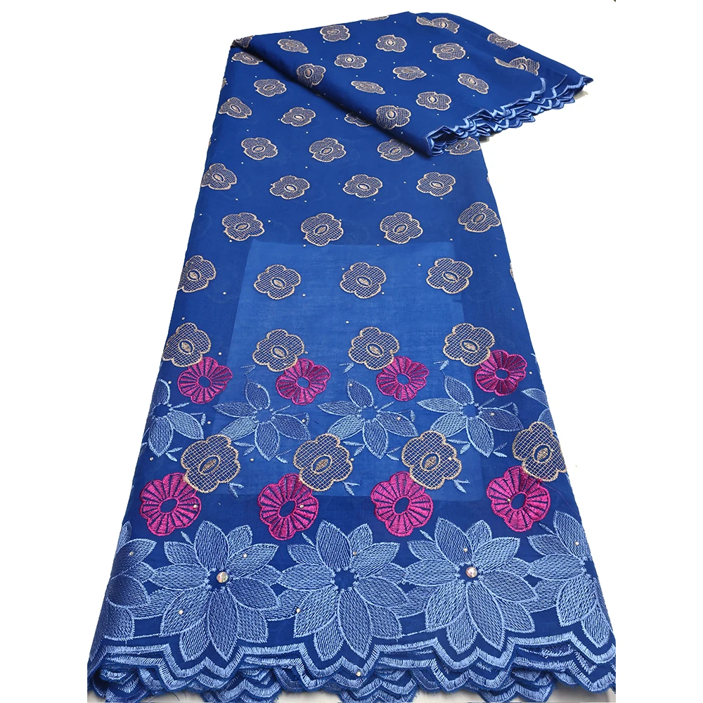 African Cotton Voile Lace Fabric For Wedding Party Dresses