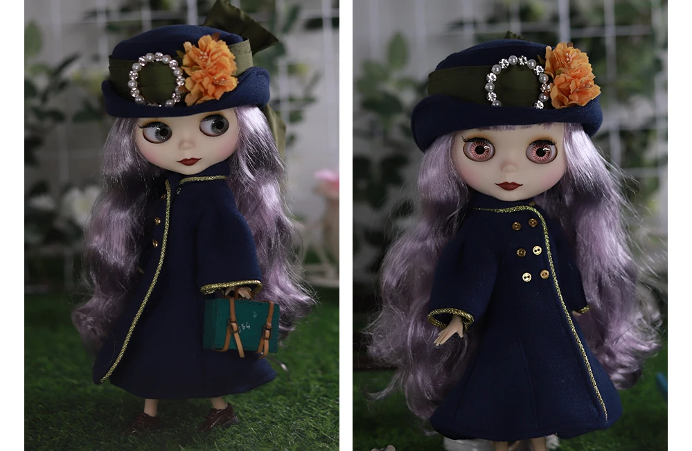 Neo Blythe Doll Sailor Dress with Hat 2