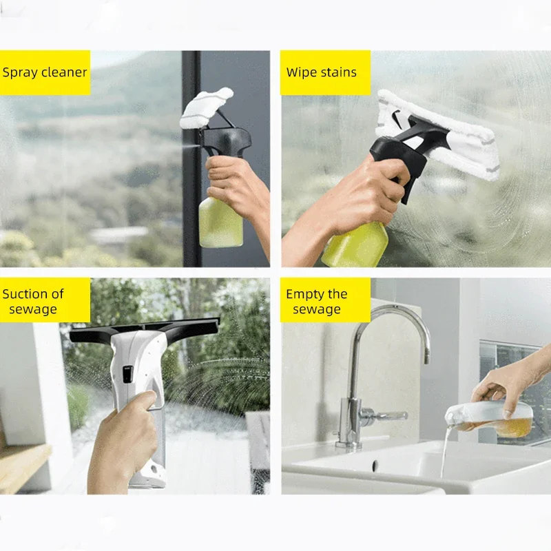 Karcher Limpia Cristal Ventanas Window Cleaner Robot Limpiacristales Elektryczna Myjka Do Okiencar Hogar Cleaning Tool Suction 4