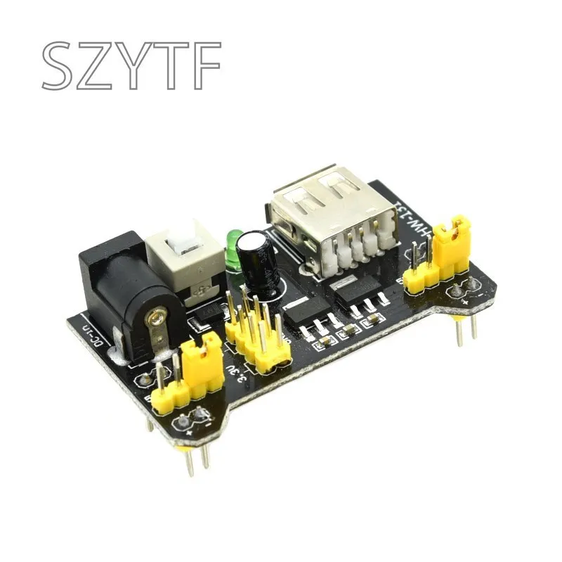 Power Supply Module 1pcs MB102 3.3V 5V Solderless Bread Board DIY for Arduino arduino module electronic component electronic diy kit