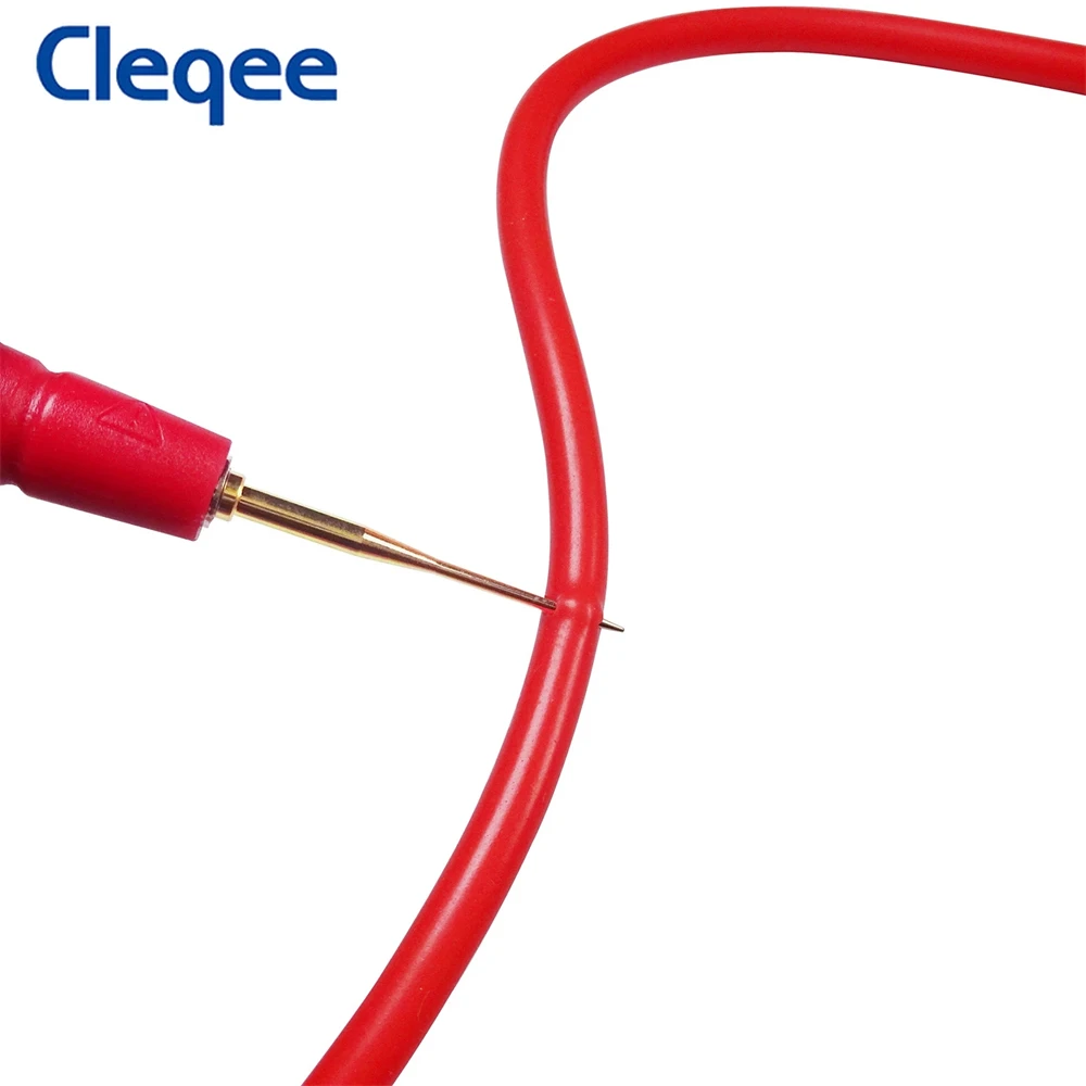 Test Probe Pen Cleqee P8003 Replaceable Gold-plated Sharp 1mm Needles Thick 2mm Needle Multi-purpose