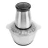 Food Chopper Electric Meat Grinder with 2L Stainless Steel Bowl 200W Copper Motor for Kitchen Meat Vegetables Onion Garlic Salad 6