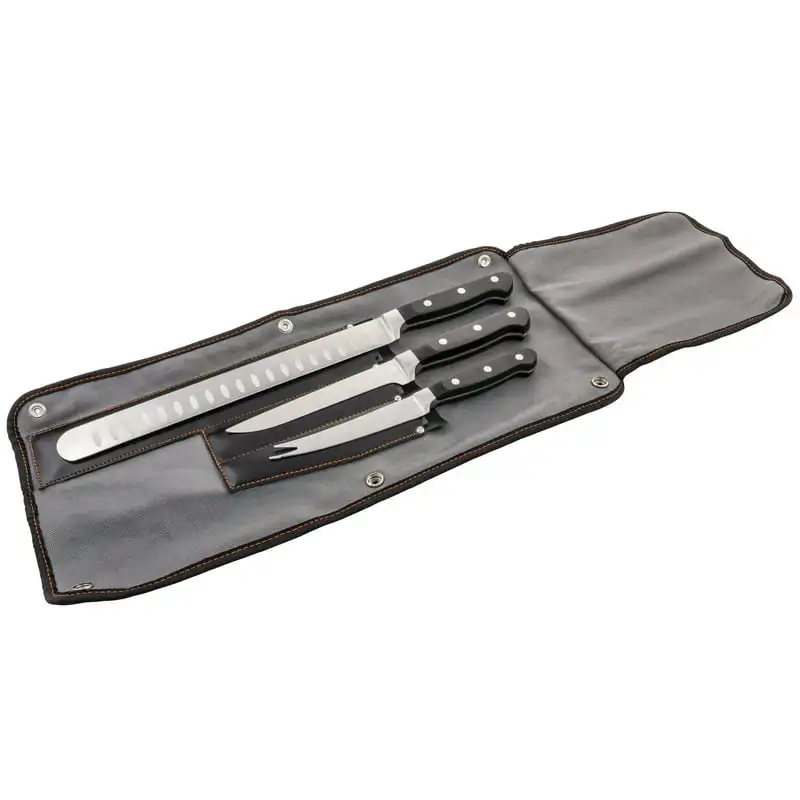 

's Black Smither 3 Pieces Knife Set with Wrap
