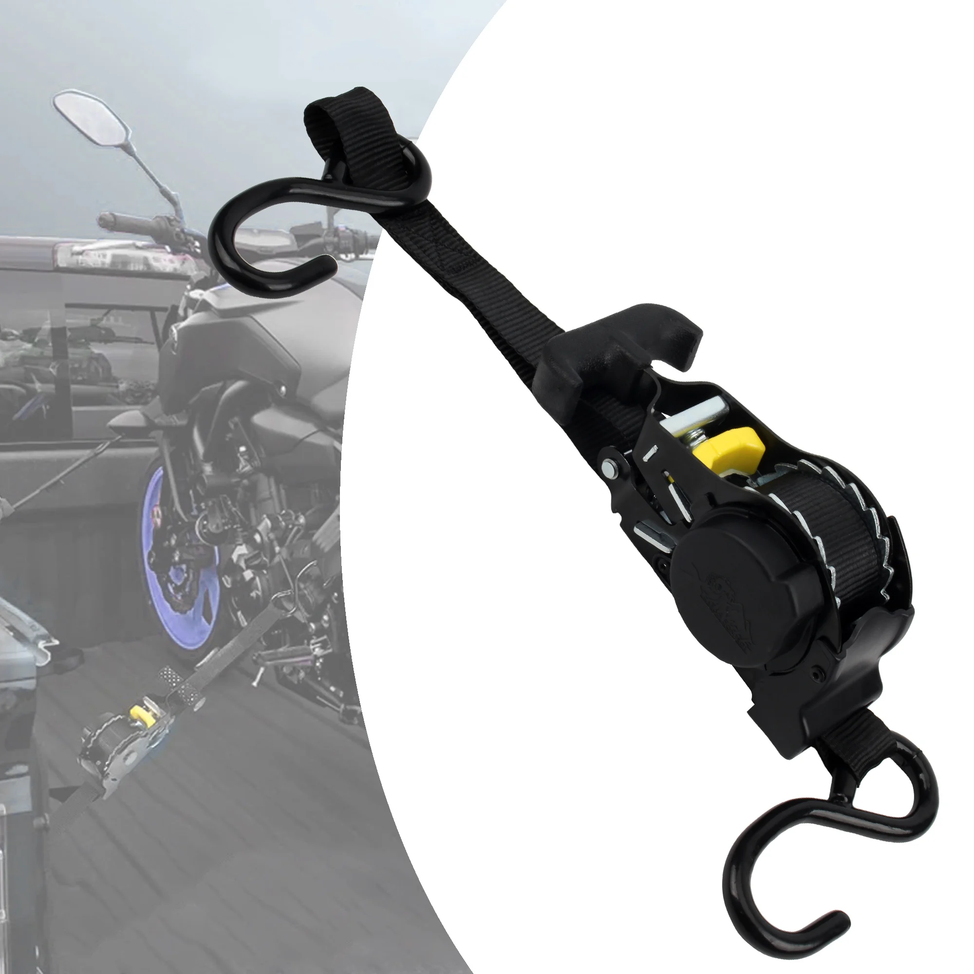 Motorcycles Ratchet Strap Retractable Belts For Car Moto Luggage Load Bundling Securing Riding Travel Tool Accessories Parts