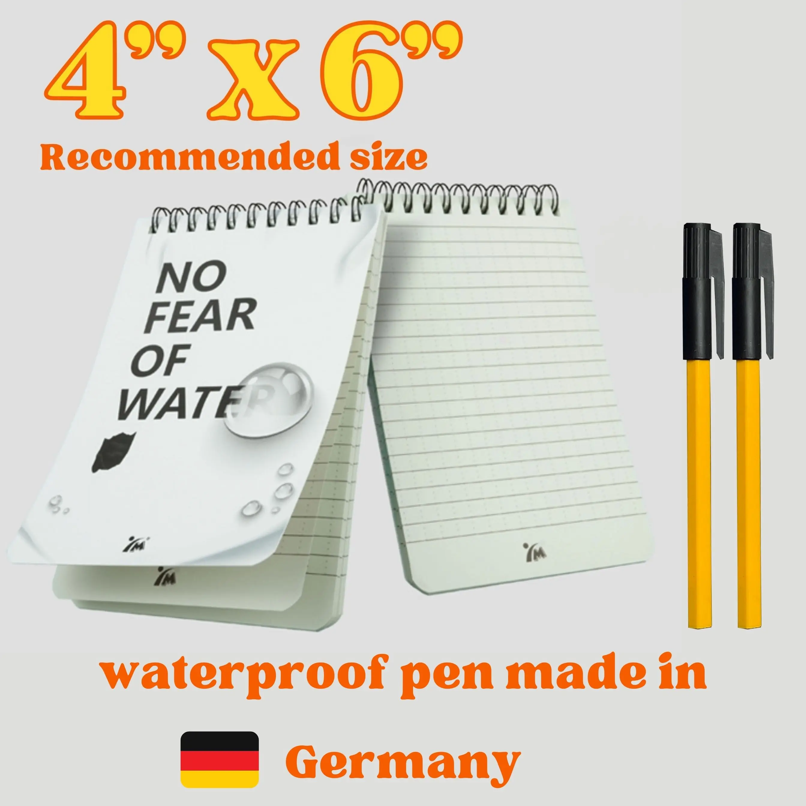 ym 2 Pcs Lote Notebook Impermeavel para Todos os Climas Capa Dura Notepad Duravel ym 2 pcs lote notebook impermeavel para todos os climas capa dura notepad duravel
