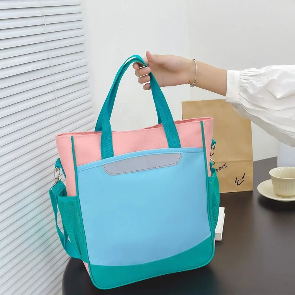 패션 옥스포드 헝겊 문서 파일 가방 대용량 방진 단일 어깨 가방 문서 주최자 사무용품