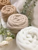 100g Giant Chunky Knitting Yarn - Icelandic Roving Imitation-Wool Super Soft for Arm Knit Crochet DIY Sweater Scarf Hat Projects 3