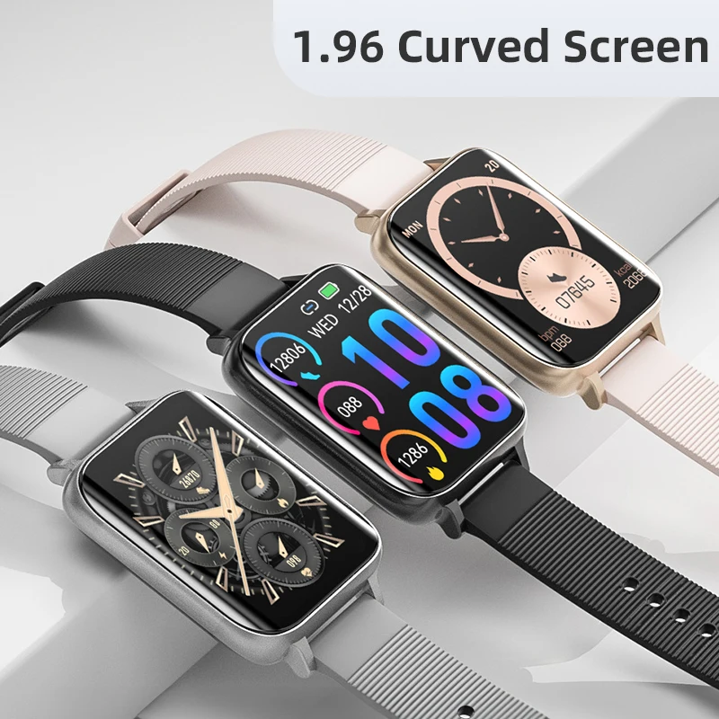 

OD1 Smartwatch Men Women Bluetooth calls NFC ECG heart rate blood oxygen pressure glucose AI voice assistant Smart Watch