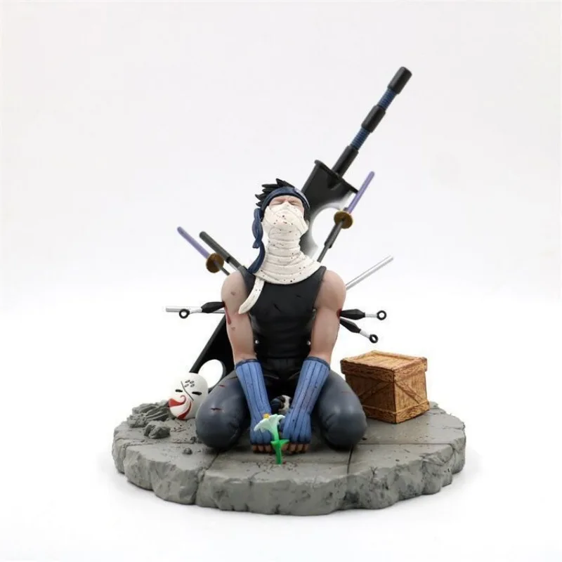 

Anime Peripheral NARUTO GK Momochi Zabuza The Fog Ghost Kneeling Position Statue PVC Action Figure Collectible Model Toy Boxed