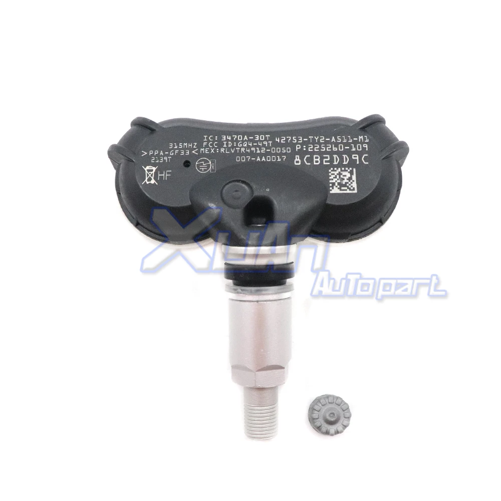 Xuan-TPMS 42753-TY2-A51 Ÿ̾ з  ͸ ý, Acura RLX TL ZDX 2AX 315Mhz 2009-2015 42753-TK4-A011-M1 