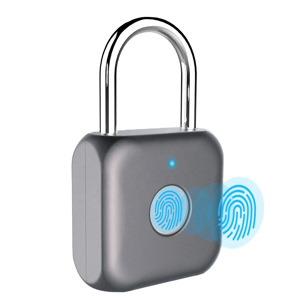 

finger print pad locks YL-P8 elink smart small unique padlocks with fingerprint