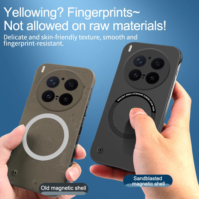 Magnetic Frameless Ultrathin Luxury Phone Case with Lens Protection