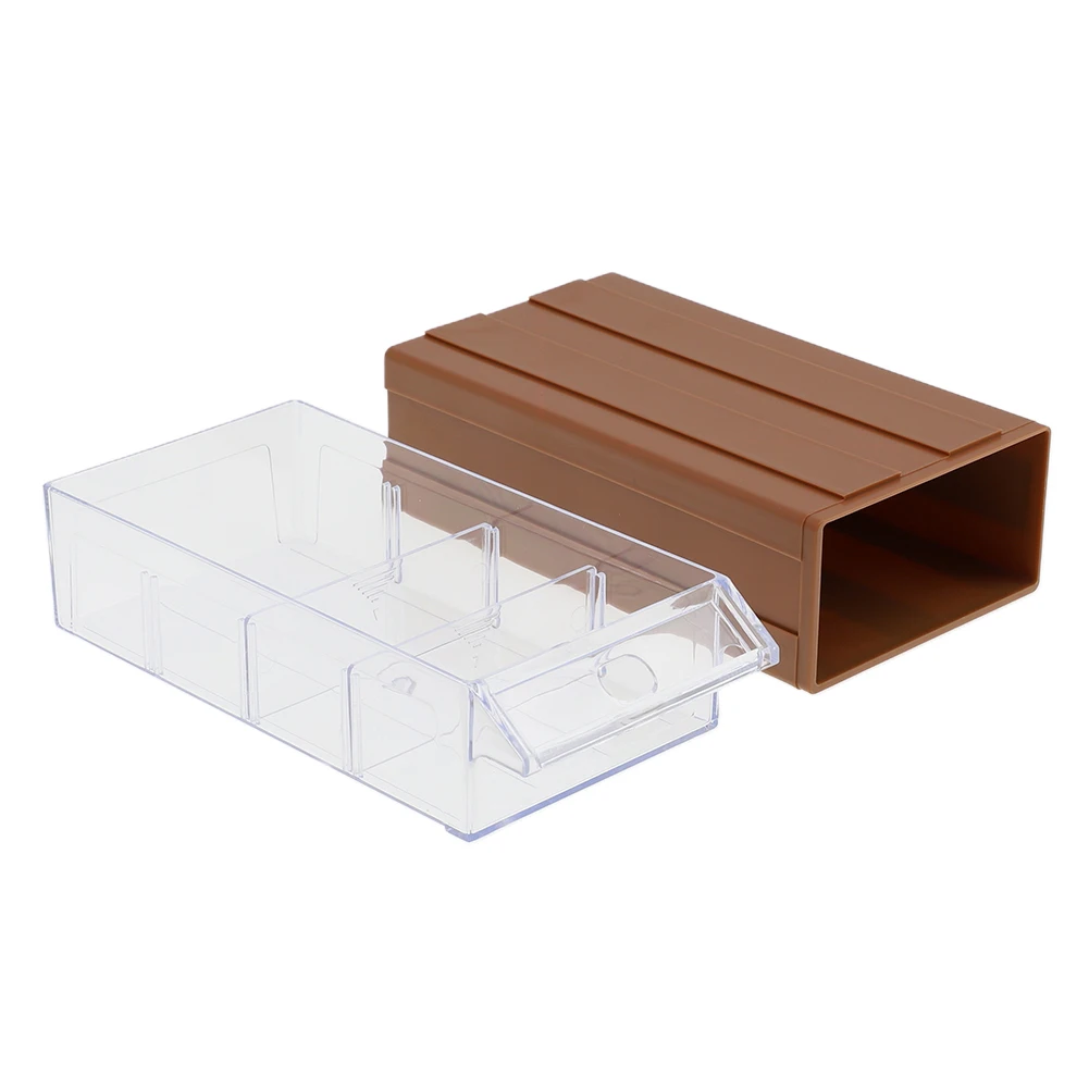 Thicken Stackable Hardware Parts Storage Boxes, Clear Finger Grip Drawers, for Crafts, Sewing Supplies, and Small Components 4