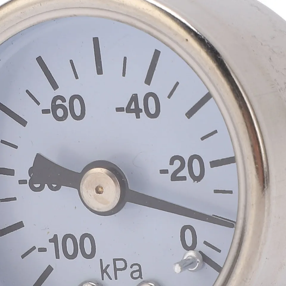 Produktbild von Manometer 0-4 Bar / 0-60 Psi – 1/4 Zoll NPT, Seitenmontage, Für Luft, Wasser, Öl Und Nicht Korrosive Medien