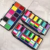 12 Colours Water-Soluble Rainbow Palette Children's Face Body Paint Halloween Stage Holiday Makeup Body Paint Pigments Face Make 6