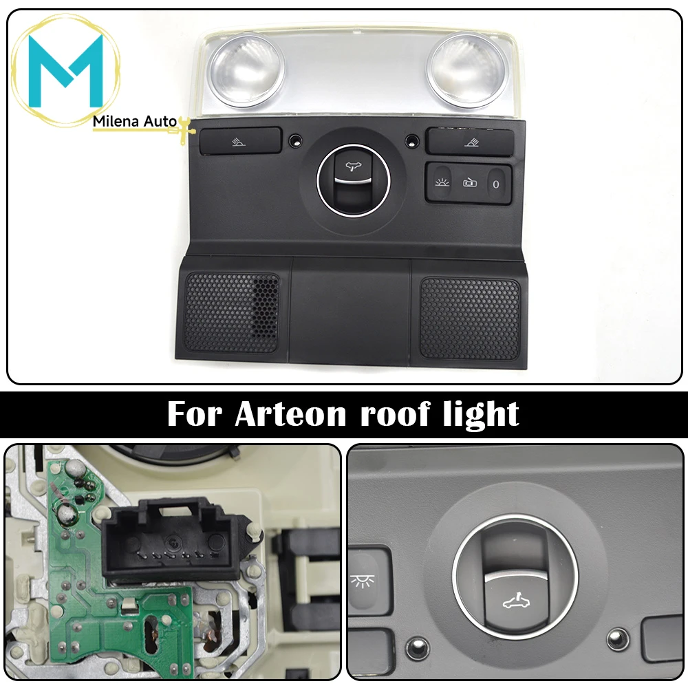 Per Vw Arteon Roof Light Black Con Interruttore Rotante 3Ad 947 105 Wrc 3Ad947105Wrc