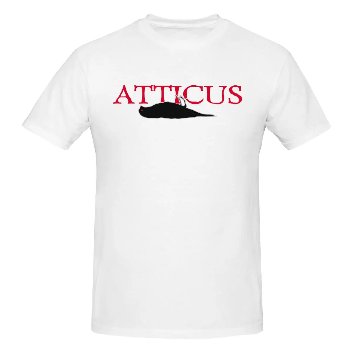 

Летняя мужская футболка Attiicus, Модные свободные универсальные хлопковые топы с коротким рукавом в стиле ретро, футболка унисекс