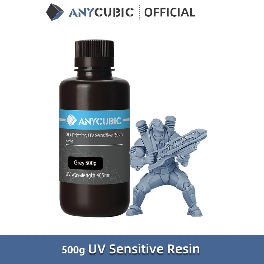 Elegoo Abs ANYCUBIC UV Harz 2KG – Photopolymer Für LCD 3D Drucker, 405nm, Hohe Detailtreue & Einfache Verarbeitung Anycubic Resin