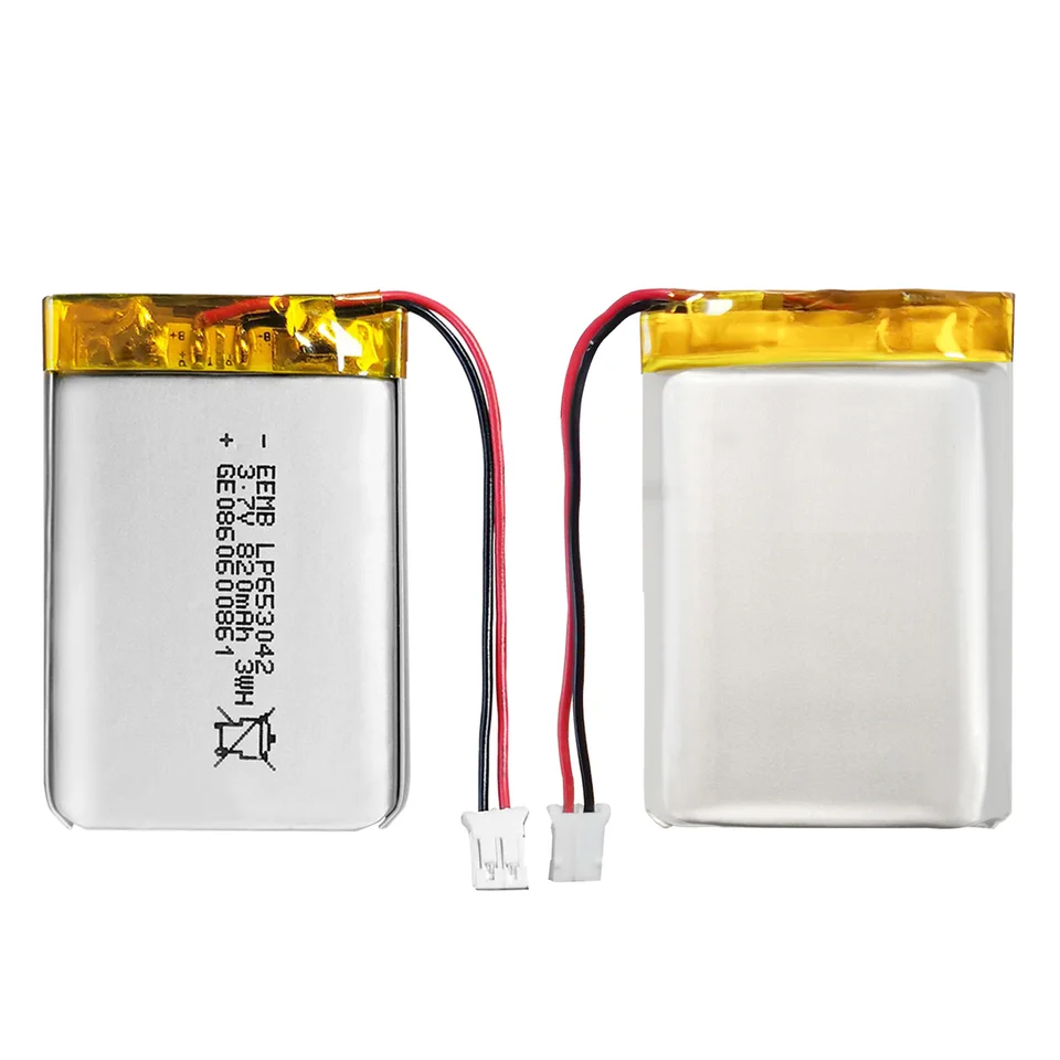 EEMB 3.7V 820mAh Lithium Polymer Rechargeable Battery