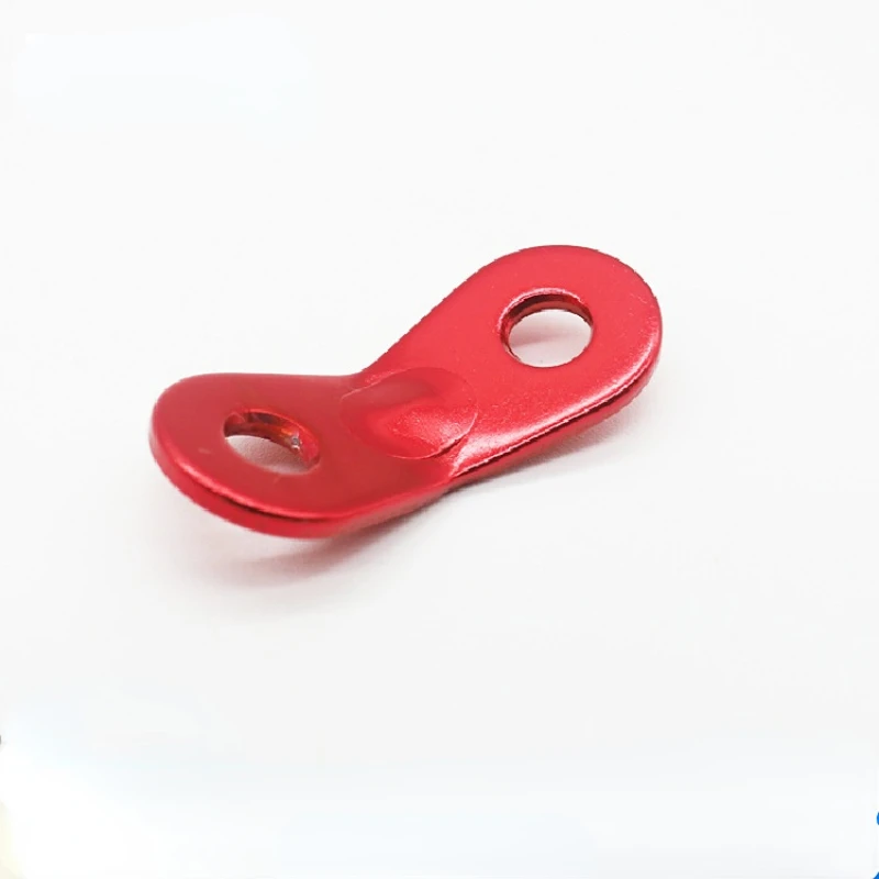 

Outdoor aluminum alloy double-holl wind rope buckle, umbrella rope fixed sliding buckle accessories, wind rope adjusting